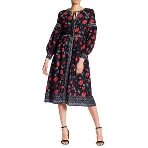 ENDLESS ROSE | Zinnia Long Sleeve Floral Dress Y23